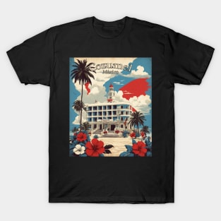 Cozumel Mexico Vintage Poster Tourism 2 T-Shirt